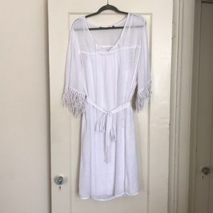 Beautiful Summer Dress with Fringe Detailing